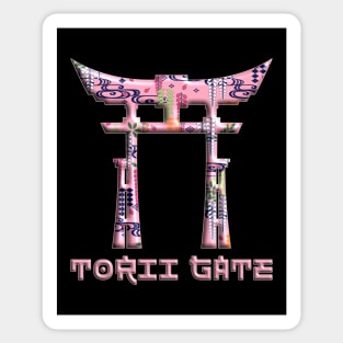 Torii Kyoto Japanese Gate Japanese Inspired Style 48 Sticker